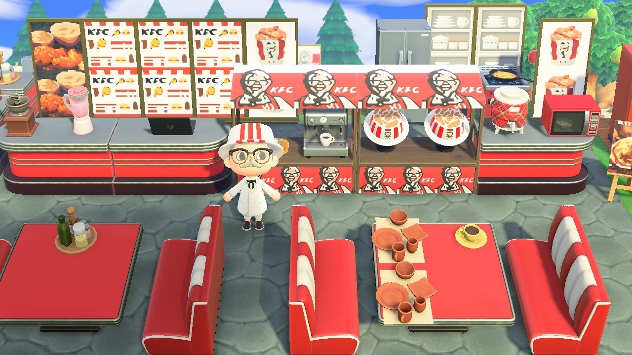 kfc animal crossing