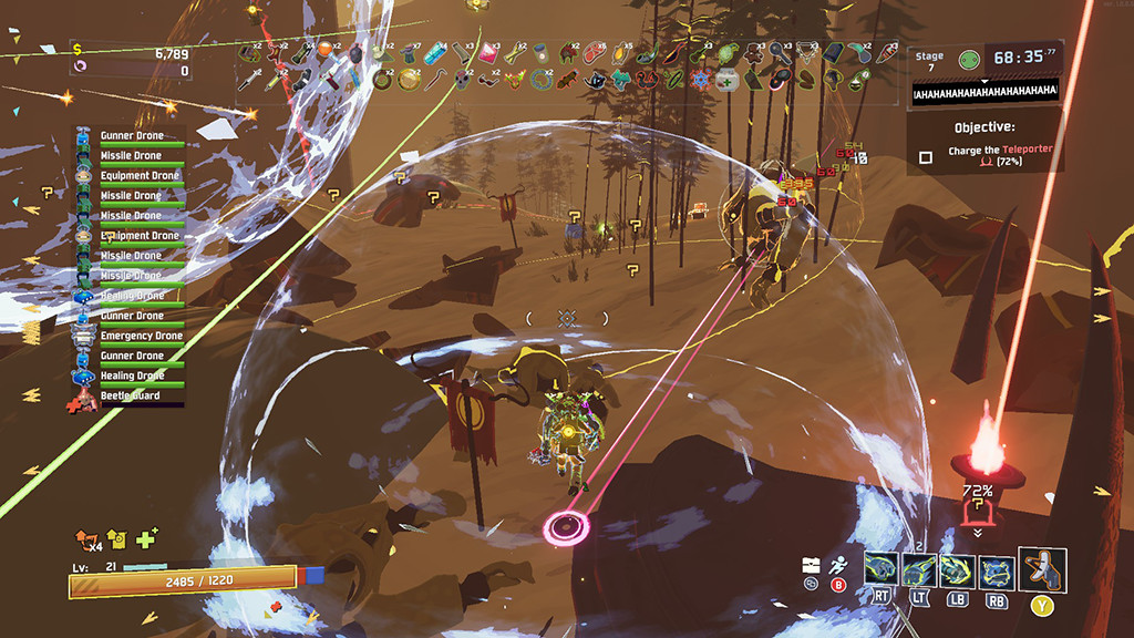 Risk of Rain 2 ramai