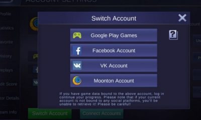 Cara Membuat Akun Baru Mobile Legends