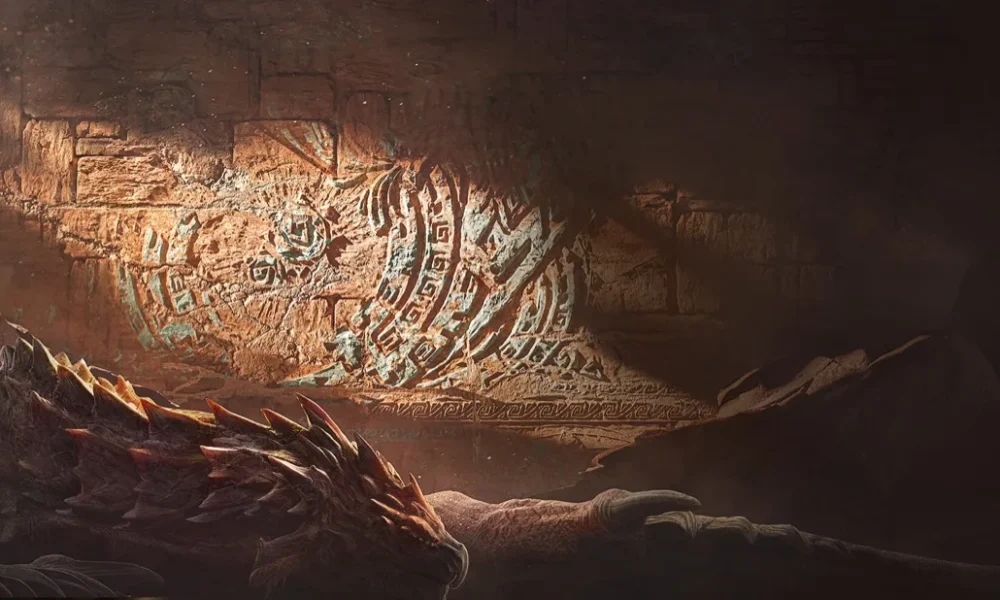 Key art resmi Monster Hunter Outlanders memperlihatkan adventurer dan monster di dunia Aesoland