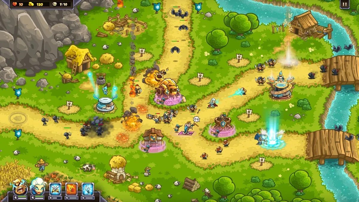 Screenshot gameplay Kingdom Rush 6: Genesis