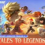Key art perayaan 10 tahun Mobile Legends bertema Starward Decade dan Season 42