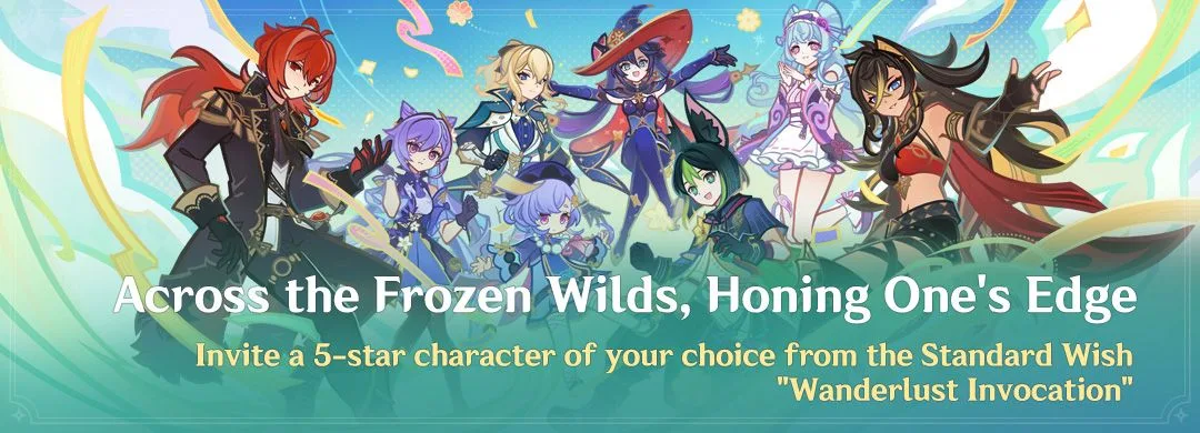 Banner resmi event Across the Frozen Wilds, Honing One's Edge Genshin Impact