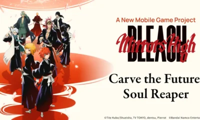 Key art resmi BLEACH Mirrors High dengan Shirin, Shirane, dan para Soul Reaper