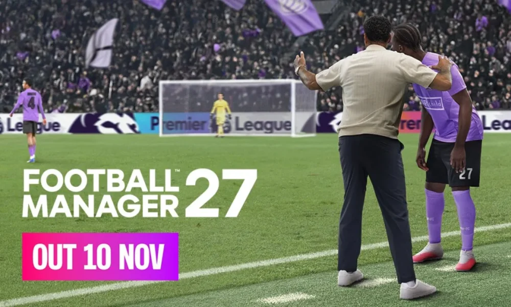 Key art resmi Football Manager 27 Mobile