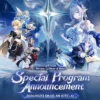 Banner resmi Special Program Genshin Impact Versi 7.2 Hour of Ruin, tempat kode redeem Genshin 7.2 livestream dibagikan
