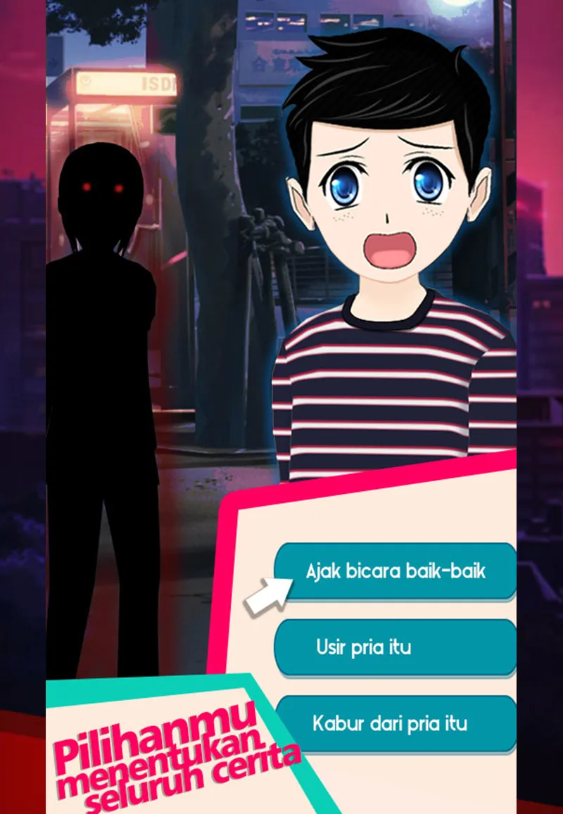 Kunci jawaban Kode Keras Anak Indigo Episode 1-4: layar pilihan jawaban di dalam game