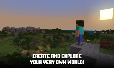 Tangkapan layar resmi Minecraft di iPhone