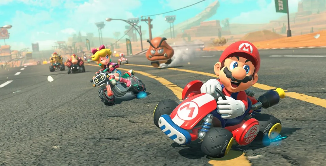 Tangkapan layar resmi Mario Kart World di Nintendo Switch 2