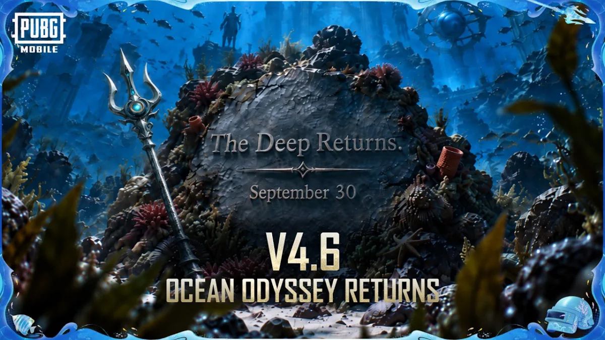 Key art Ocean Odyssey PUBG Mobile yang kembali ke Erangel pada 30 September 2026