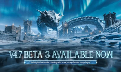 Key visual resmi PUBG Mobile 4.7 Beta 3: Ancient Beast di Erangel bertema Nordik