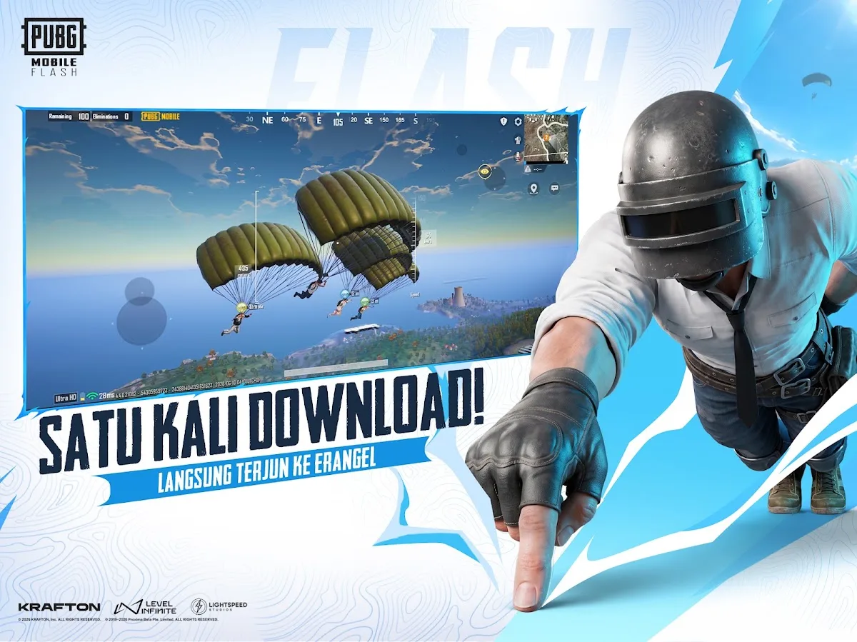 Key art resmi PUBG MOBILE FLASH dari Level Infinite