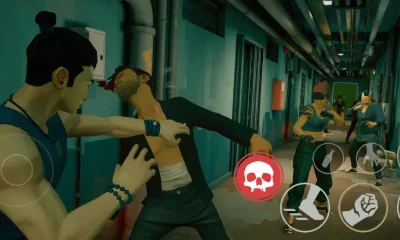 Tangkapan layar resmi Sifu versi mobile dari App Store, menampilkan pertarungan kung fu dengan kontrol sentuh