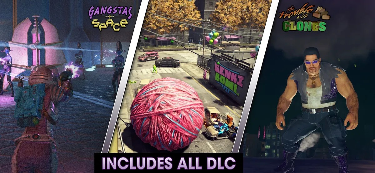 Tangkapan layar resmi konten DLC yang sudah termasuk di Saints Row: The Third mobile