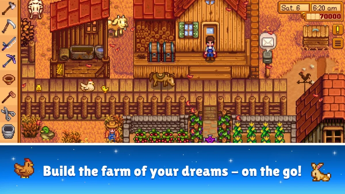 Tangkapan layar resmi Stardew Valley di iPhone
