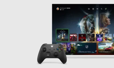 Controller Xbox dan antarmuka konsol Xbox dari situs resmi, ilustrasi rumor Xbox next-gen Project Helix